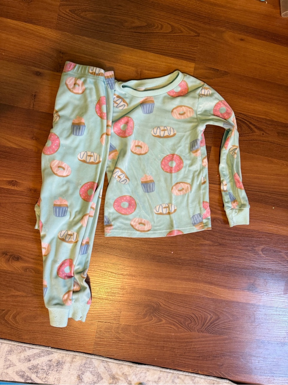 Kids Baby Blue Donut & Cupcake Pajama Set - Carters Brand